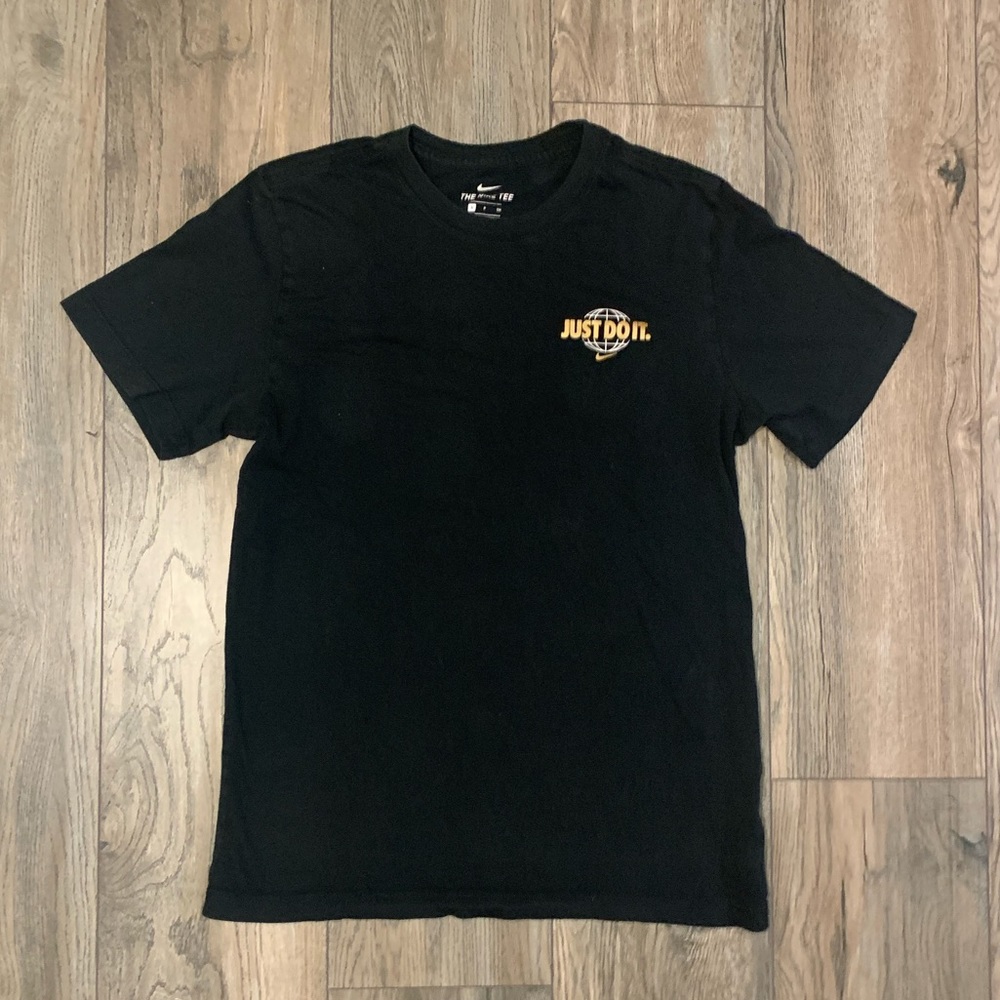 Black Nike Globe Just Do It Tee